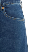 Knee-Length Denim Skirt
