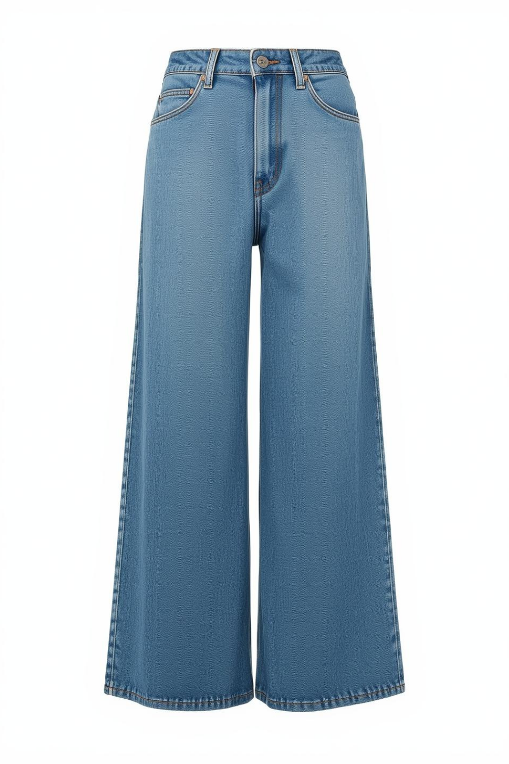 Cropped Wide-Leg Jeans