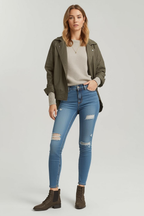 Distressed Skinny Jeans