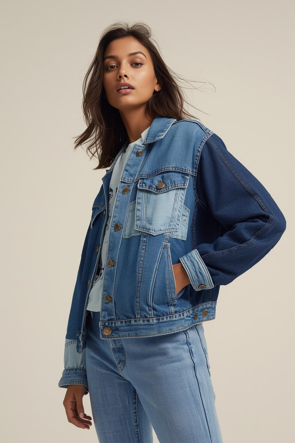 Patchwork Denim Jacket