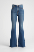 High-Rise Flare Jeans – Dark Wash