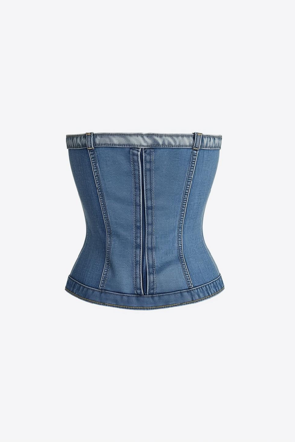Denim Corset Top
