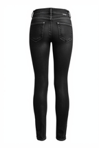 Ripped Slim Jeans – Black Wash