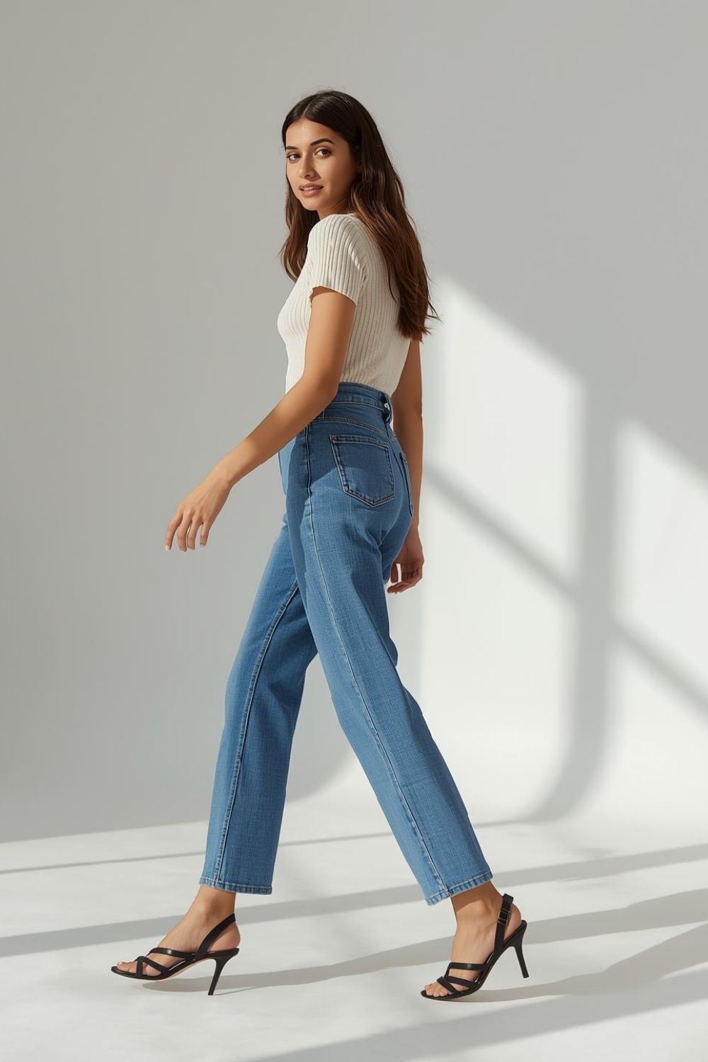 High-Waist Mom Jeans