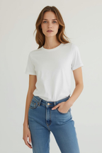 Premium Cotton T-Shirt – White